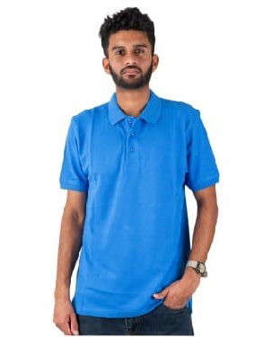 Cotton Pole 240 GSM Sky Blue